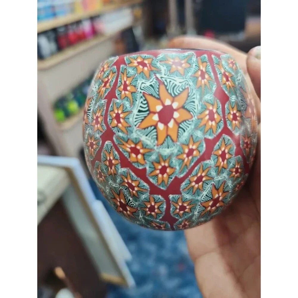 Tea light and votive candle holder 60s vibe